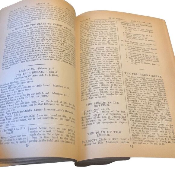 Book PELOUBETS Notes on International Bible Lessons for Christian Teachings 1961 - Picture 11 of 12